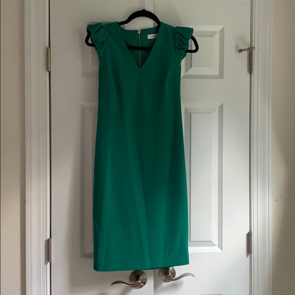 Calvin Klein Kelly Green Dress